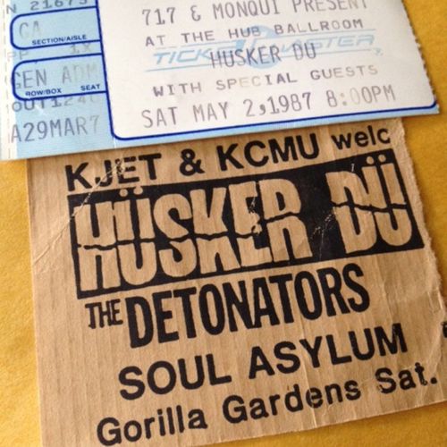 Husker Du Ticket Stubs