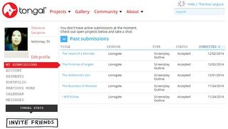 Tongal Lionsgate Submissions ACCEPTED 12042014